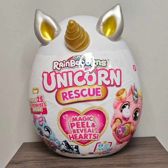 Zuru Rainbocorns Unicorn Rescue Surprise Collectible Plush Stuffed Animal New - Picture 1 of 8